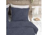 Walra Biancheria Da Letto In Flanella Winter Curves Blue 135X200 Cm + 80X80 Cm