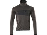 Mascot Pullover In Pile Con Zip Giacca In Micropile Taglia L, Antracite Scuro/Nero