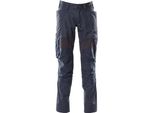Mascot Pantaloni Accelerate Stretch Taglia 90C52 Azzurro 18579-442, Lunghezza:82, Taglia:82C54, Colore:Nero Blu