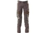 Mascot Pantaloni Accelerate Elasticizzati Taglia 90C52 Azzurro 18579-442, Lunghezza:82, Taglia:82C46, Colore:Antracite Scuro