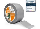 Quest Battiscopa In Pvc 100X25Mm, 10M, Battiscopa Morbido, Flessibile, Grigio