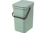 Cestino Per Rifiuti Brabantia Sort Go. Verde Giada 12 L