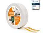 Quest Battiscopa In Pvc Autoadesivo 32X23Mm, 15M, Battiscopa Morbido, Flessibile, Bianco