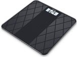Beurer 75619 Gs 135 - Bilancia Pesapersone - Bilancia In Vetro - Display Lcd - Facile Da Leggere - Nero