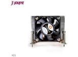 Dynatron K21 Intel Cpu Cooler 2U Lga115X-1200 Alette In Rame E Alluminio Con Heatpipe Attivo Con Pwm E Tdp Fino A 125W
