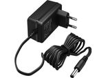 Goobay 64976 Alimentatore 12 V (18 W / 1,5 A), Nero, 1,8 M - Con Spina Dc 5,5 Mm X 2,5 Mm