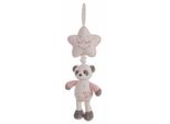 Sonaglio Musicale Baby Panda 35 Cm Stella Rosa