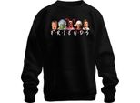 Friends Merry Christmas Christmas Movies - Christmas Xmas Maglione Natalizio Unisex, Nero, L