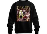 Thug Life Grinch Kevin Home Alone - Maglia Natalizia Unisex, Nero, S
