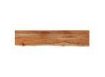 Mensola A Muro 100X20X2,5 Cm Rettangolare In Legno Massiccio Di Acacia Bordo Albero