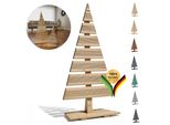 Be4Nature Abete In Legno Altezza 92 Cm Piedi Larghezza 45 Cm Albero Di Natale Alternativa Decorazione Natalizia Abeti In Legno Grandi Alberi Non Trattati