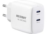 Voltcraft Gan VC-13091940 Caricatore Usb Da Interno Corrente Di Uscita (Max.) 3,25 A 2 X USB-C® (VC-13091940)