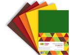 Schiuma 20X30Cm A4 5 Archi 5 Colori Foresta Happy Color