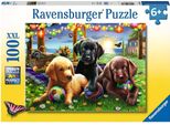 Ravensburger 12886 Ravensburger Xxl Hunde Picknick Puzzle 100 Teile