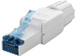 Goobay 65941 Spina RJ45 Cablata In Campo Cat 6A, Utp Non Schermata - Per Cavi Di Diametro 5,0-8,5 Mm, Con Tappo A Vite, Montaggio Lsa Senza Attrezzi