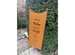 Cartello Da Giardino In Acciaio Inox Buddha