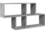 Vidaxl Scaffale A Muro Grigio Cemento 100X20X53 Cm Materiale A Base Di Legno
