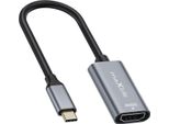 Maxlife, Adattatore Video USB-C / Hdmi Risoluzione 4K Design Compatto, Grigio