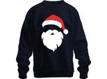Completo Natalizio Di Babbo Natale - Regalo Di Natale Maglione Di Natale Unisex, Navy, 3XL