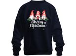 Buon Natale Gnomo Di Natale Gnomo Di Svezia - Regalo Di Natale Maglione Di Natale Unisex, Navy, L