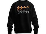 Tis The Season Gingerbread - Regalo Di Natale Maglione Di Natale Unisex, Nero, 3XL