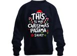 Questa è La Mia Camicia Pigiama Di Natale - Weihnachten Xmas Christmas Unisex Pullover, Navy, S