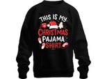 Questa è La Mia Camicia Pigiama Di Natale Cappello Di Natale - Natale Natale Maglione Unisex, Nero, 3XL