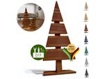 Be4Nature Albero Di Natale In Legno Fai Da Te Larice 27 X 60 Cm - Marrone, Decorazione Natalizia, Ornamento Rustico, Composizione Natalizia, Base Per Decorazioni