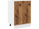 Vidaxl Mobiletto Base Lyon Effetto Legno Vecchio 60X46X81,5 Cm Materiale A Base Di Legno