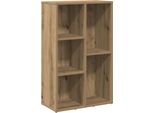 Vidaxl Libreria Artisan In Rovere 50X25X80 Cm Materiale A Base Di Legno