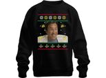 Babbo Natale - Maglione Natalizio Unisex, Nero, 3XL