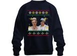 Tre Nocciole Per Cenerentola - Maglione Natalizio Unisex, Navy, M