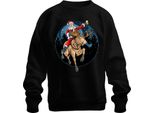 Babbo Natale Birra Renna - Regalo Di Natale Maglione Di Natale Unisex, Nero, Xl