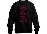 Dreaming Of A White Christmas Saying - Regalo Di Natale Maglione Di Natale Unisex, Nero, L