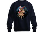 Babbo Natale Birra Renna - Regalo Di Natale Maglione Di Natale Unisex, Navy, Xl