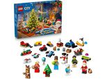 Calendario Dell'avvento Lego City 2025 - Giocattolo Natalizio Con 24 Sorprese - Treno, Auto E Trattore Più 7 Minifigure - Calendario Costruibile - Regalo Per Bambini E Bambine Dai 5 Anni In Su - 60475