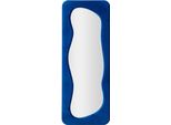Specchio Da Parete Con Cornice In Velluto 160X60X4 Cm Theodor - Blu