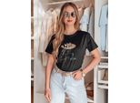 Dstreet Maglietta Stampata Da Donna Womanpow Nera L/Xl