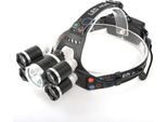 Kraft&Dele Lampada Frontale (Ricaricabile) 5Xled 1Xt6 + 4Xq5 KD1247