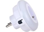 Retlux Rnl 101 Luce Notturna A Led Con Presa Continua, Colore Della Luce: Bianco Caldo, Verde, Blu, Sensore Di Luce, 15Lm,, Consumo Di Energia: 0,6W