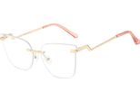 Veyrey Occhiali Da Vista A Gatto Da Donna Yapp Clear Con Blocco Della Luce Blu
