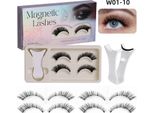 Inf Ciglia Magnetiche, 2 Paia - Stile Affusolato Barbie, Facile Applicazione