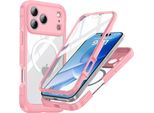 Inf Custodia Rosa 9H In Vetro Temperato Antiurto Per Iphone 17 Pro