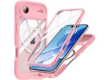 Inf Custodia Rosa 9H In Vetro Temperato Antiurto Per Iphone 17 Air Con Ricarica Magnetica Wireless