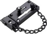 Inf Catena Antifurto Per Porta In Acciaio Inox - Sicurezza Rinforzata Per Porte In Legno Nero