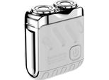 Inf Mini Rasoio Elettrico Portatile - Ricaricabile E Impermeabile Per Uomo E Donna Bianco