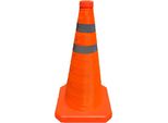 Inf Cono Stradale Pieghevole 70Cm - Cono Di Sicurezza Portatile Riflettente
