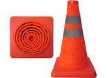 Inf Cono Stradale Pieghevole 50Cm - Cono Di Sicurezza Riflettente Portatile