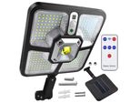 Pronett XJ4935 Led Lampada Solare 600 W Crepuscolare + Sensore Di Movimento, Telecomando