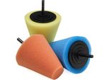 Kraft&Dele KD1592 Set Di Spugne Lucidanti Coniche 3 Pz